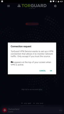 TorGuard android App screenshot 3